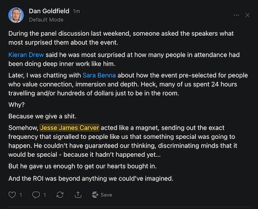 Testimonial from a Future-Proof Creator Summit attendee