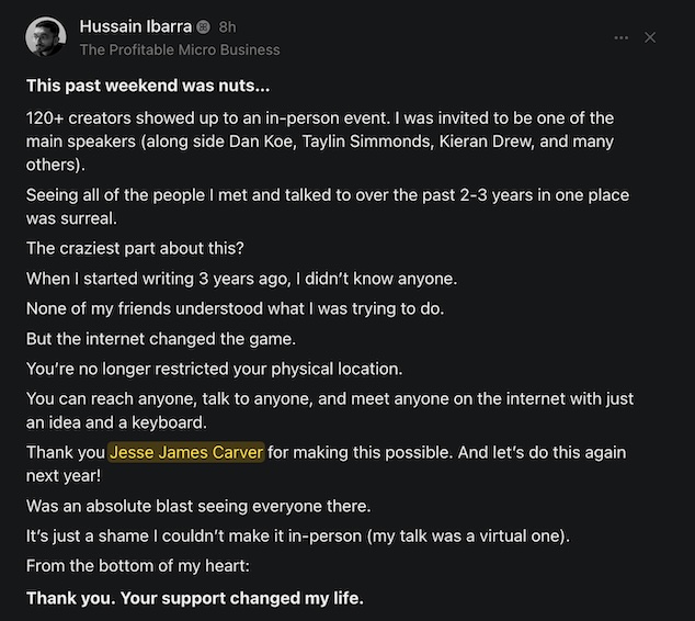 Testimonial from a Future-Proof Creator Summit attendee